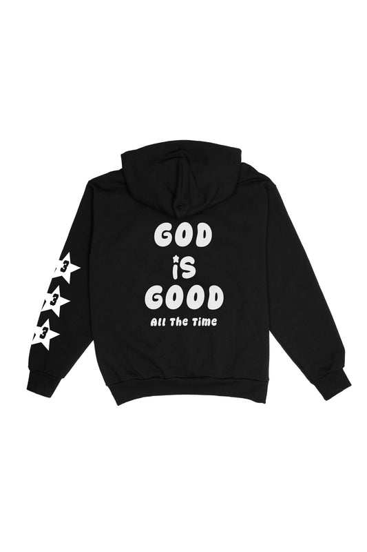 The World Is Ours God Is GOOD Hoodie Black