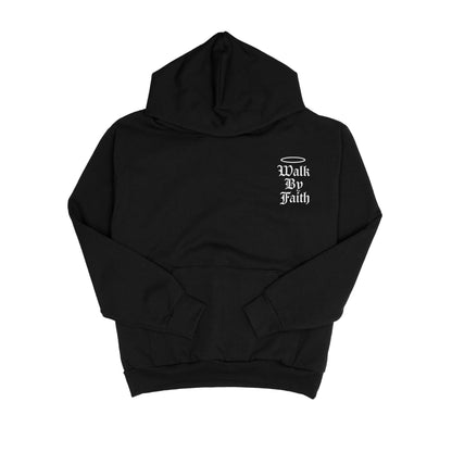 Walk By Faith, God Is Good Hoodie Black
