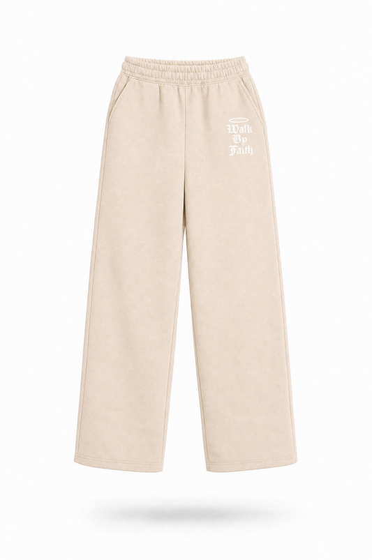 Walk By Faith Sweats Beige