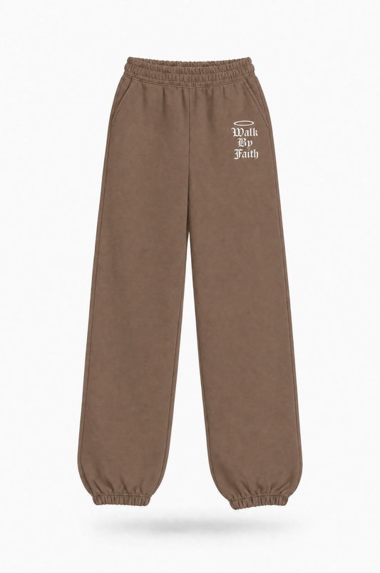 Walk By Faith Sweats Brown